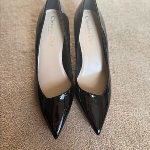 Dior Black Patent Leather Heels